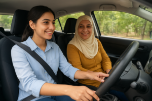 female driving institute near me